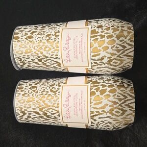 Lilly Pulitzer (2) Stainless Steel Champagne Flute